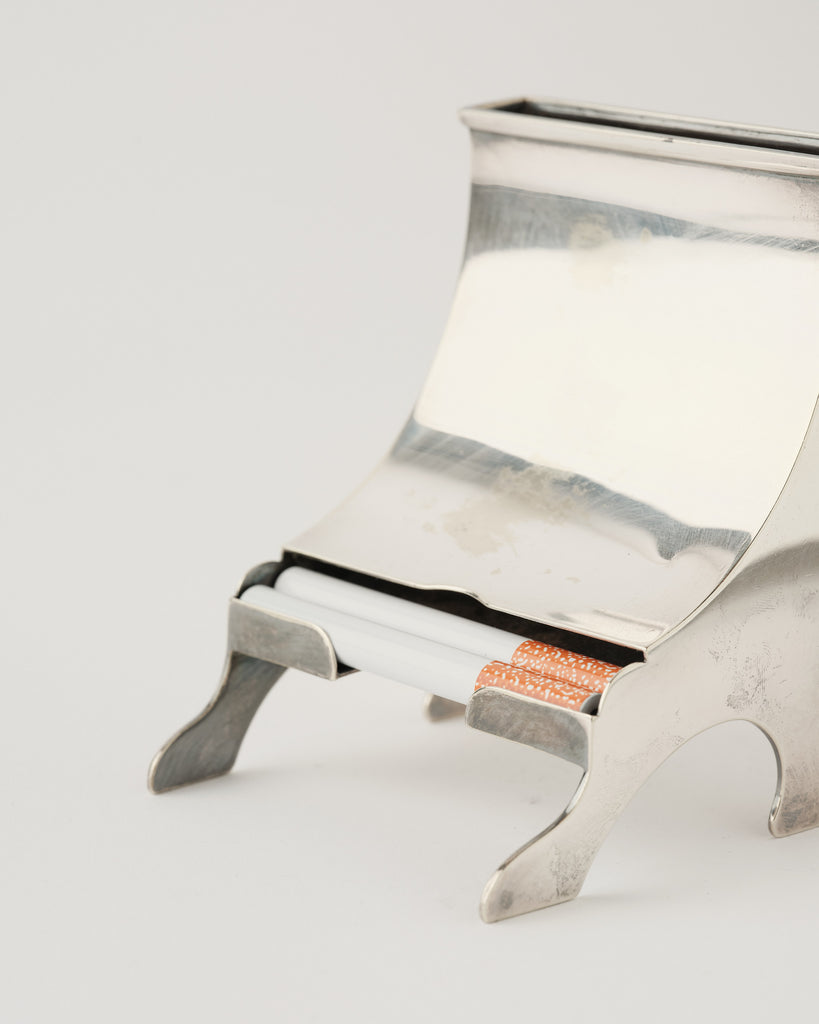 Antique Silver Cigarette Dispenser