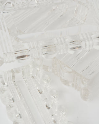 Vintage Constellation Clear Glass Cigarette Box