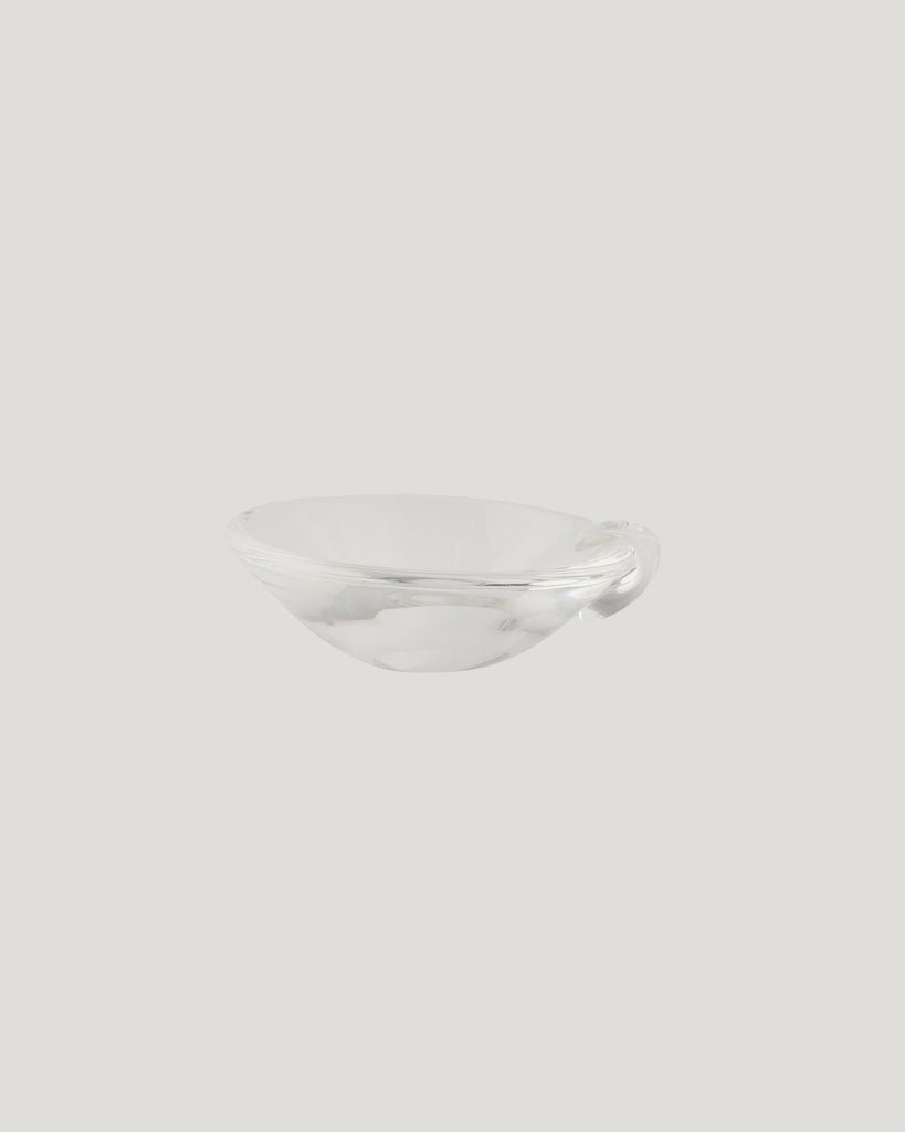 Vintage Sloped Bowl Crystal Ashtray