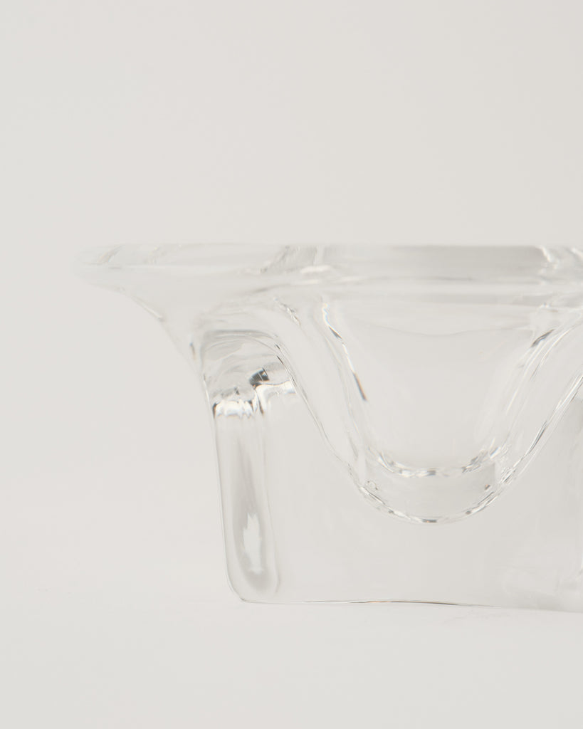 Vintage Signed Crystal Ashtray