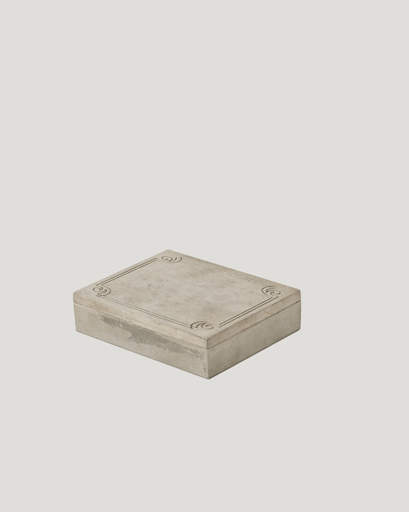 Vintage Square Metal Cigarette Box