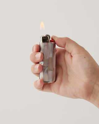 Lavender Mother of Pearl Lighter Case