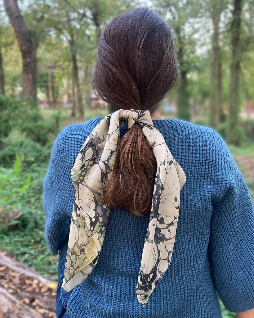 Lichen Silk Bandana