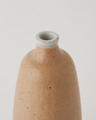 Vintage Light Brown Bottle Vase
