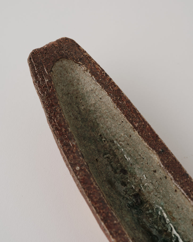 Vintage Woodfired Stoneware Dish