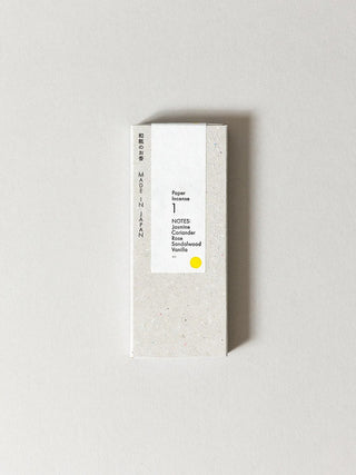 Washi Paper Incense Strips: Floral Warmth