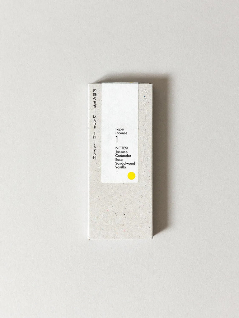 Washi Paper Incense Strips: Floral Warmth